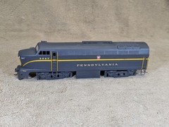 ALCO D-119A Baldwin RF-16A Sharknose Diesel Decorated #2027 PRR HO Brass