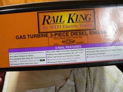 RailKing 30-2009LP Rail King Gas Turbine 3-Piece NEW ,TESTED NEW BATTERY