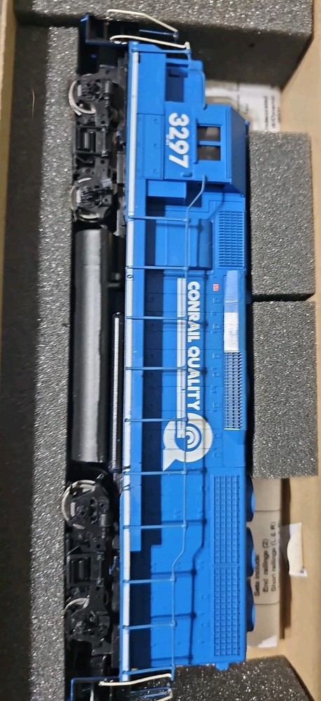 Athearn HO Scale Conrail GP40-2 Locomotive 3297 Vintage Blue Box Train NIB/NOS