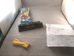 ATHEARN 4783 HO SCALE SANTA FE GP-60 DUMMY DIESEL LOCOMOTIVE #3156 used