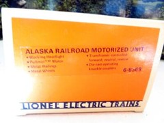LIONEL 8368 ALASKA MOTORIZED UNIT W/PULLMOR MOTOR – 0/027 SCALE- NEW- B2R