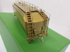 OVERLAND MODELS # 1319 ~ BRASS ~ UP TURBINE TENDER BODY ~NO TRUCKS ~HO SCALE ~