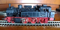 Roco 43271 HO gauge Prussian T12 / DB BR 74 steam locomotive in black livery