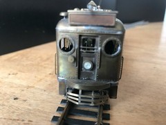 Suydam HO gauge brass model of Pacific Electric “Portland Twelve” car, powered