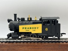 HO Rivarossi ‘Peabody Short Line’ 0-6-0 Saddle Tank Steam Locomotive – (BOXED)