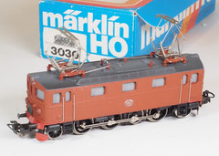 Marklin 3030 HO SJ Litt Da E-Lok Electric Locomotive 884 2nd ed 60-70’s METAL