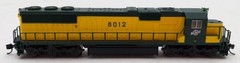 Atlas 49004 N Scale Chicago & North Western SD-60 Diesel Locomotive #8012 w DCC