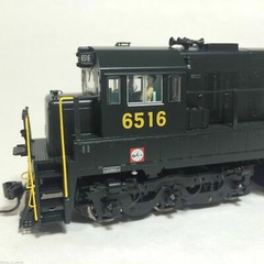 Korea Brass HO 1/87 Scale GE U25C U252020 PRR #6516 DC only Detailed Model Train