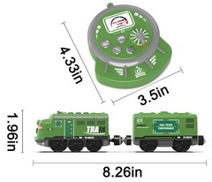 Train Toy Remote 4.3 inches (L) x 4.1 (W) x 2.8 (H), Green