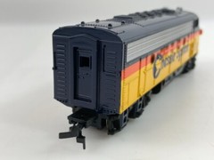 Bachmann HO C&O CHESSIE SYSTEM Diesel Locomotive #7071 with Caboose & Boxcar