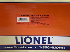 LIONEL LEGACY NICKEL PLATE ROAD MALLET 2-6-6-2 STEAM ENGINE 6-11322! O SCALE NKP