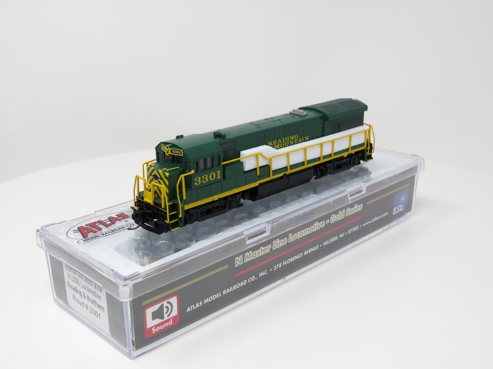 Atlas N 40005928 DCC Sound Reading Northern U33B Diesel Locomotive ESU LokSound