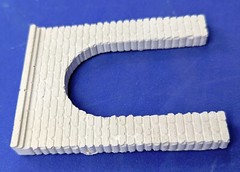 H0 SINGLE TUNNAL PORTAL EXTREAM DETAIL READY TO INSTALL CAST PLA EB00352 BIN 018
