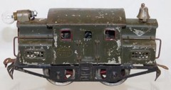 1918 Lionel Prewar #152 Electric NYC S-Type 0-4-0 Engine Green Runs Y Stanchions