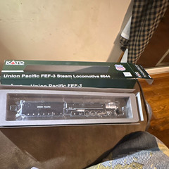 KATO N Scale 1:160 Union Pacific FEF-3 4-8-4 Steam Loco w/ Tender DC