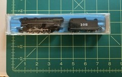 Atlas N scale 0-8-0 #102 Steam Locomotive A.T. & S.F. (2111), Box/Instructions