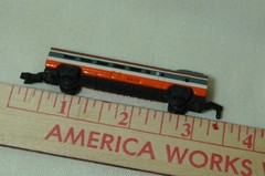 MICRO MACHINES MINIATURE TGV HIGH SPEED BULLET TRAIN PASSENGER RAILCAR