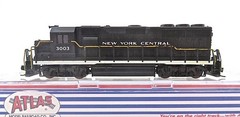 N Gauge Atlas 48532 New York Central GP-40 Powered Diesel Cab 3003 Brand New