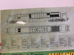 Blue Tiger ADtranz / DE-AC33C Mehano Train Line HO NOS Powered Locomotive