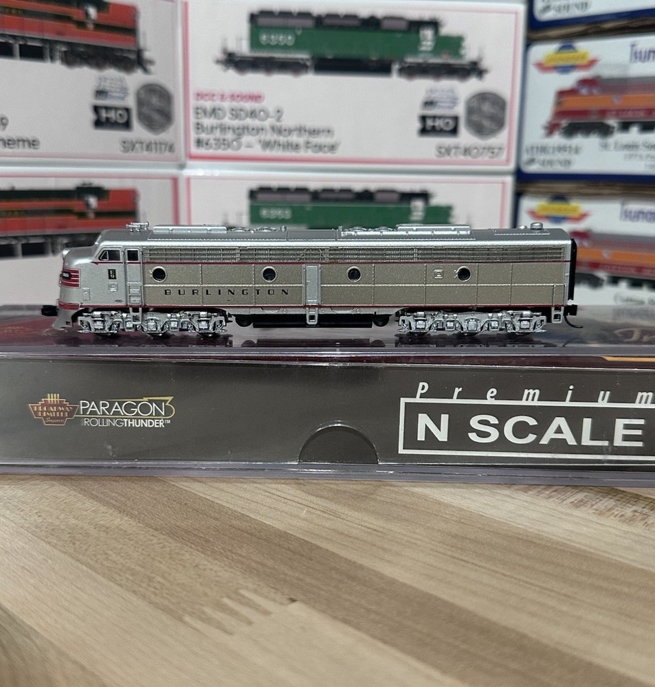 Broadway Limited Imports N Scale EMD A Unit CB&Q #3618 Paragon3 DCC&Sound NEW