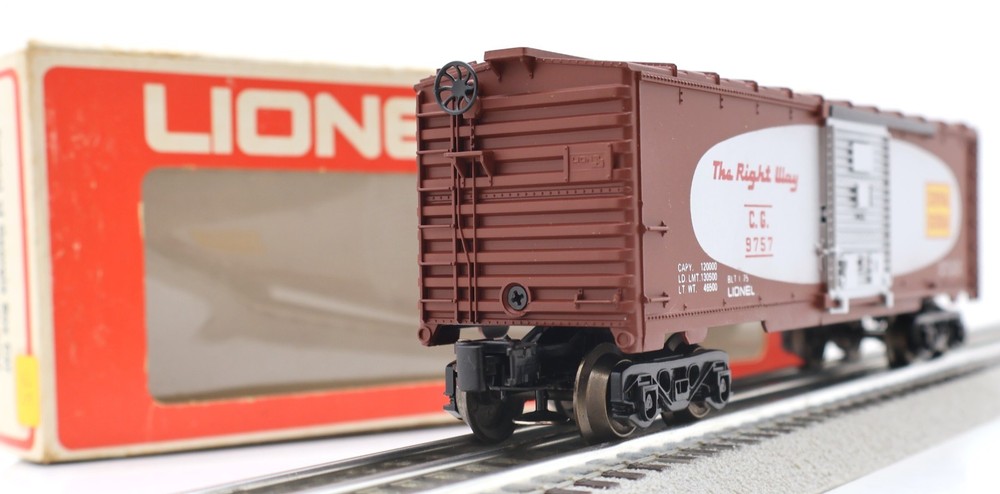 Lionel, O, 6-9757, Central of Georgia, Box Car, #9757, C-8, LN/OB