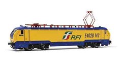 RIVAROSSI HR2905 E402 142 RFI Livery Yellow/Blue Large Logos on Sides HO 1:87