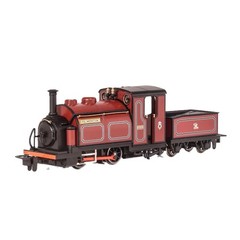 Kato Peco OO-9 Palmerston Maroon Steam Locomotive 51-251C Model Train Set