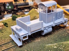On30 Freelance Skagit M.A.C. Gas Railcar Kit 3D Printed With Cab Interior Detail