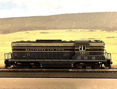B&O GP7 Deisel Locomotive HO Scale Proto 2000 23243 Baltimore & Ohio Road #743
