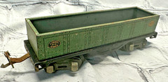 Vintage Lionel Lines Prewar No. 512 Green Gondola Standard Gauge Tinplate Train