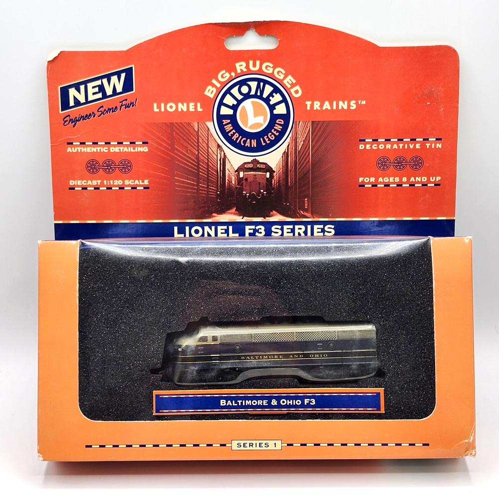 Lionel Baltimore & Ohio F3 Big Rugged Trains 1:120 Scale Die-Cast 1998 Series 1