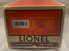 LIONEL LEGACY PENNSYLVANIA GP9 DIESEL ENGINE 2433401 ***SEE PICTURES & READ***
