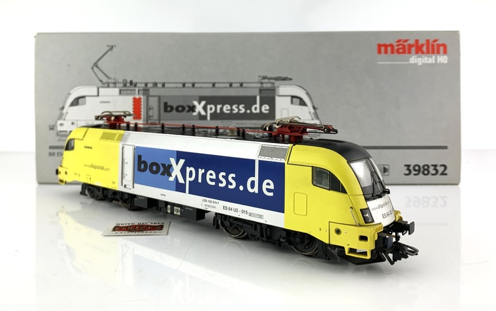 CS363 MARKLIN H0 39832 – DB ES 64 U2-015 BOX XPRESS DIG ELECTRIC LOCOMOTIVE. S.