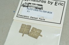 HO scale locomotive PARTS Miniatures by Eric F1 Alco C630 filter box (2)
