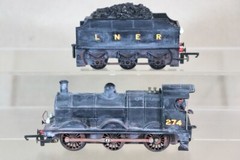 TRIANG HORNBY R251S SMOKE RE PAINTED LNER 0-6-0 CLASS 3F LOCOMOTIVE 274 oe