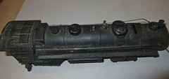 LIONEL #1666 PRE WAR STEAMER BOILER W/HANDRAILS /BELL/#BOARDS NICE