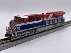 N Scaletrains CN #3115 ET44AC BC Rail Heritage Unit DCC Equipped Tier 4 Gevo New