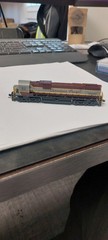 Atlas 54247 CP Maroon and Grey Script C-630 #4500 Decoder Ready very nice cond.