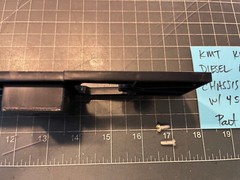 KMT Kusan Auburn Train 2716 Alco Diesel Locomotive CHASSIS FRAME ONLY PART LOT G