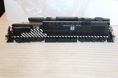 HO Scale BLI, Alco RSD-15 Diesel Locomotive, Santa Fe, Zebra Stripe #818 – 317