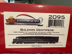 Broadway Limited Pennsylvania Railroad “Centipede” #5833 w/ Paragon 2 DCC NIB