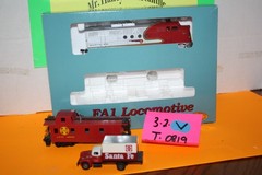 Tested HO *Bachmann DC/DCC Santa Fe War Bonnet Diesel Locomotive- see note
