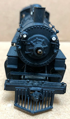 TENSHODO HO BRASS ATLANTIC 4-4-2 LOCOMOTIVE WITH TENDER.