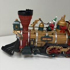 New Bright Holiday Express Santas Fe Steam Locomotive Train Engine Single Wire