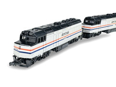#7601 Life-Like N Scale Amtrak F40 Locomotive w/Dummy and Caboose Set
