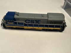N Scale- Bachmann U36-B-CSX Diesel with Rapido Couplers.