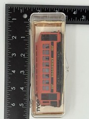Tyco HO Scale Broadway Trolley Car #137 Model 214G UNTESTED *Parts or Repair*
