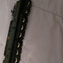 Pennsylvania Railroad Electric Locomotive HO 2000 Black Yellow Plastic Metal