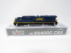 Kato N 176-8962-S Sound DCC CSX #5327 GE ES40DC Diesel Locomotive ESU LokSound