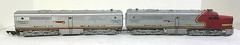 American Flyer 360/64 Postwar Vintage S Gauge Santa Fe PA-PB Diesel Loco Set